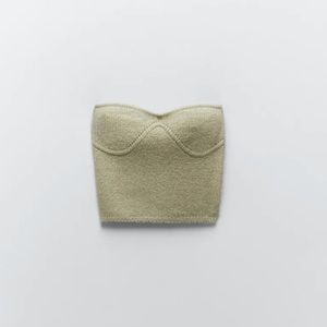 Zara knit corset top